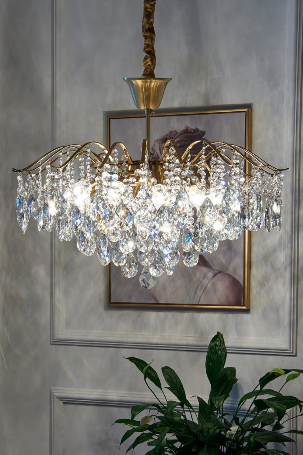 Windchime Crystal Chandelier