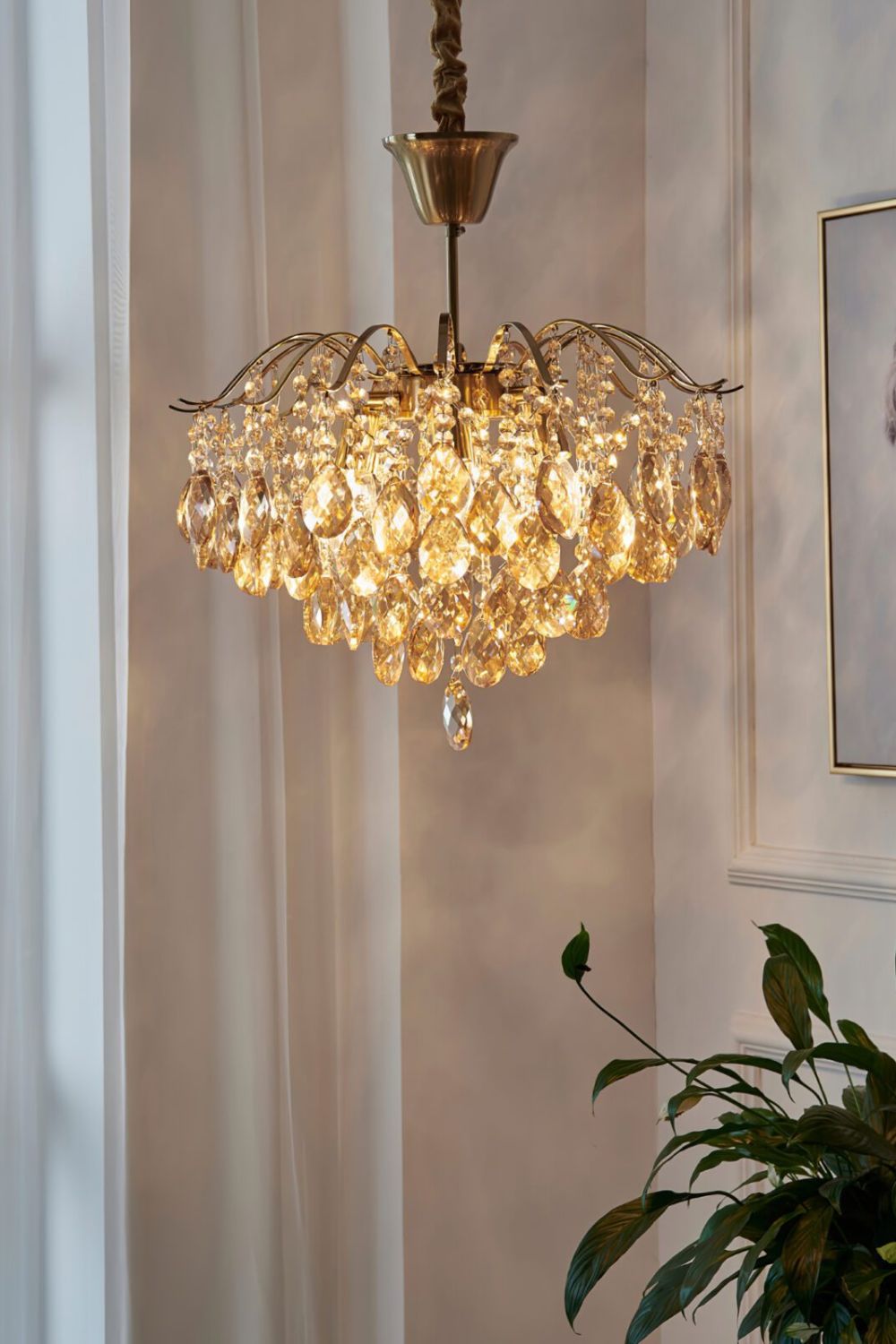 Windchime Crystal Chandelier