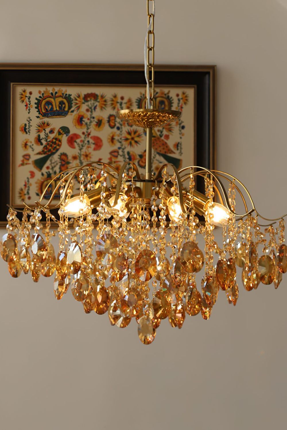 Windchime Crystal Chandelier