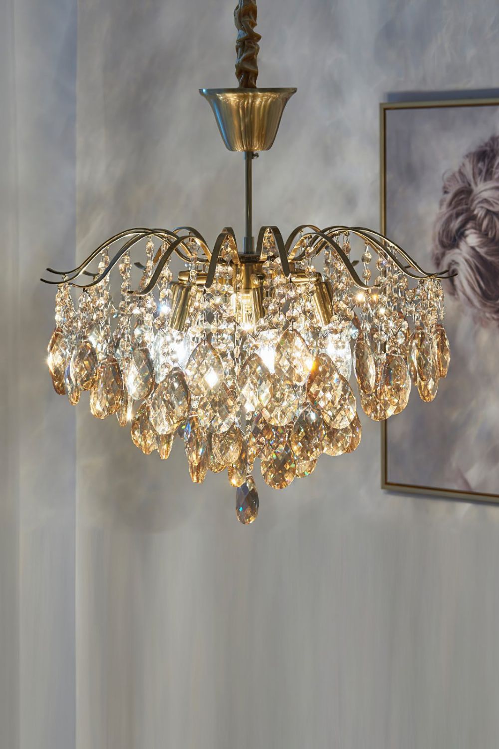 Windchime Crystal Chandelier