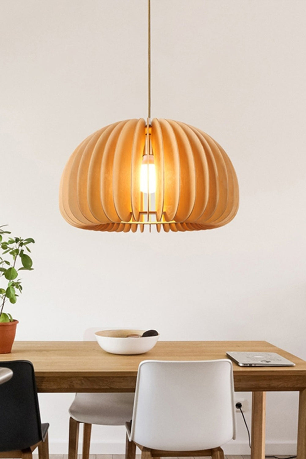 Wooden Pumpkin Swag Lights