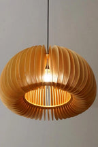 Wooden Pumpkin Swag Lights