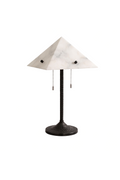 Zenith Alabaster Prism Table Lamp