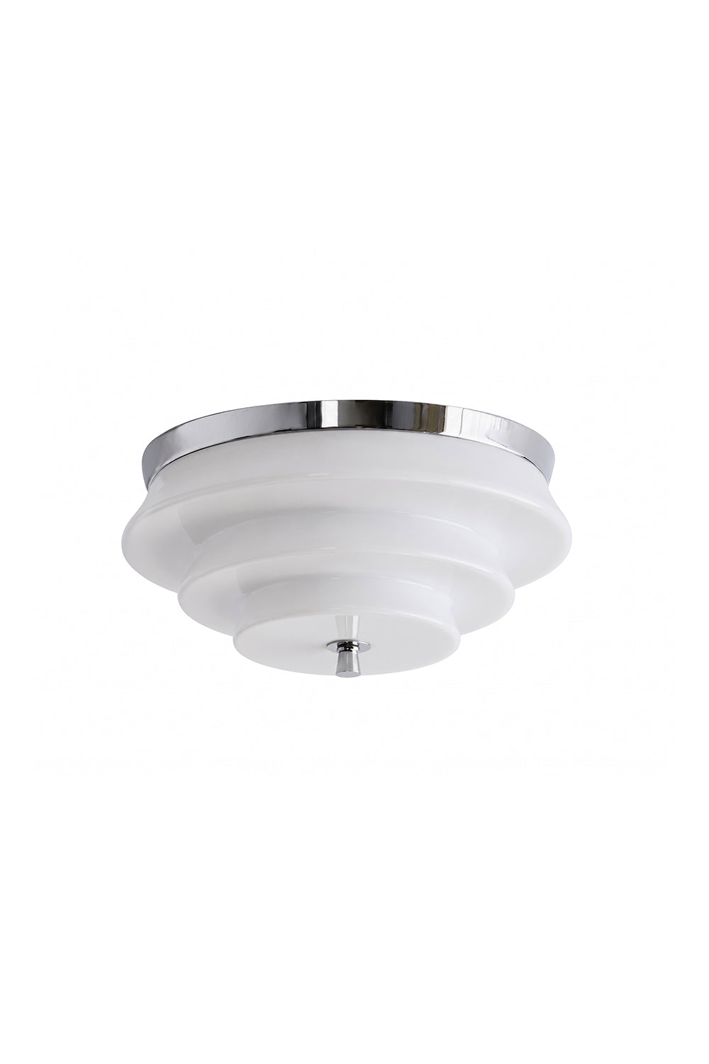 Ziggurat Horizon Glass Ceiling Light