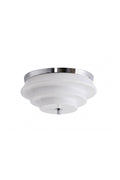 Ziggurat Horizon Glass Ceiling Light